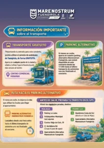 ¿Cómo llegar al concierto MareNostrum de Fuengirola? 4 mare Nostrum como aparcar
